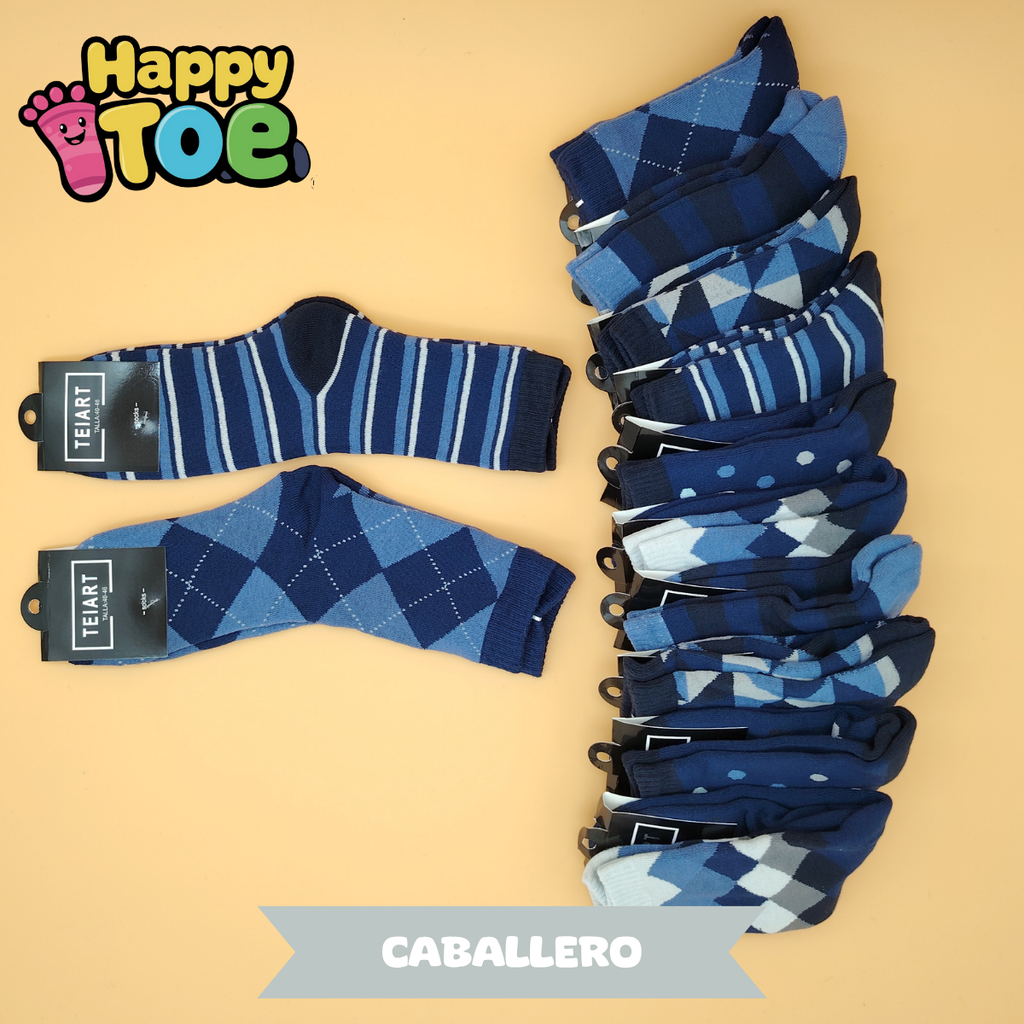 PAQUETE EMPRENDEDOR CALCETA LARGA DE OFICINA 12 PARES POR $180.00