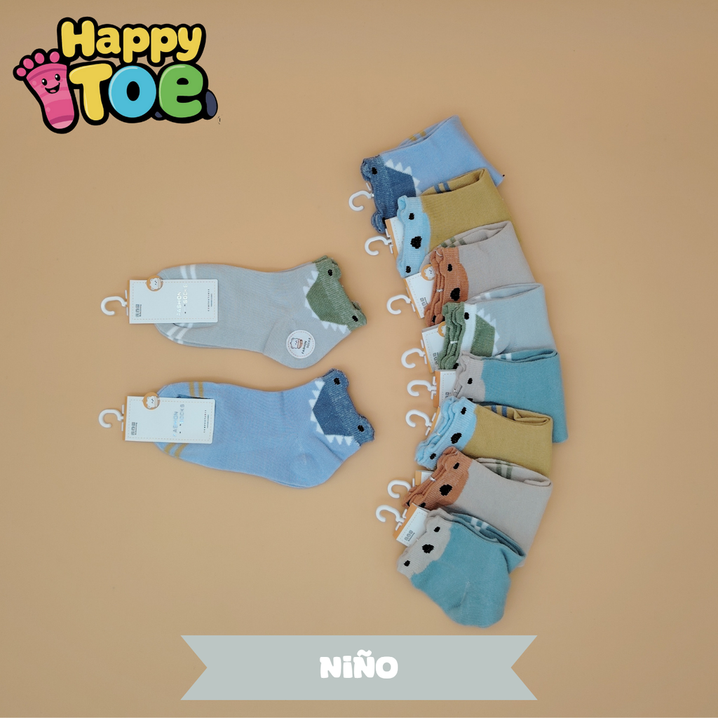 PAQUETE EMPRENDEDOR DE 10 PARES DE CALCETINES PARA NIÑOS, DIFERENTES TALLAS POR SOLO $90